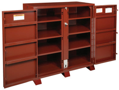 Extra Heavy-Duty Cabinets, 60 1/8W x 24 1/4D x 60 3/4H, 2 Doors, 11 Shelves