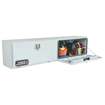 Double Door Topside Truck Boxes,  96" x 15" x 17", White