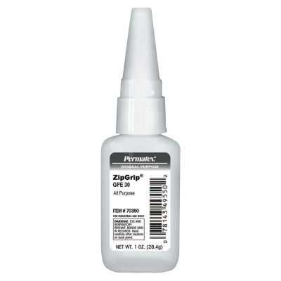 ZipGrip GPE 30 Cyanoacrylate Adhesives, 1 oz