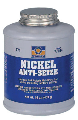 Nickel Anti-Seize Lubricants, 16 oz Brush Top Bottle