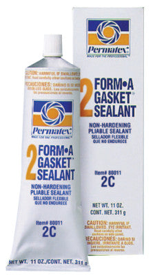 Form-A-Gasket Sealants, No 2, 11 oz Tube, Black