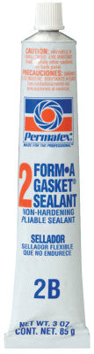 Form-A-Gasket Sealants, No 2, 3 oz Tube