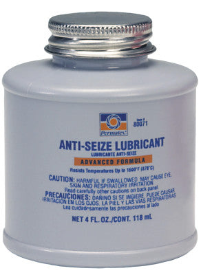 Anti-Seize Lubricants, 4 oz Brush Top Bottle