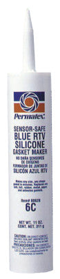 Sensor-Safe Blue RTV Silicone Gasket, 11 oz Cartridge