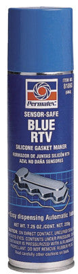 Sensor-Safe Blue RTV Silicone Gasket, 7.25 oz Automatic Tube