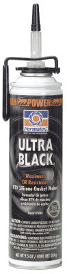 Ultra Series RTV Silicone Gasket Maker, 9.5 oz PowerBead Can, Black