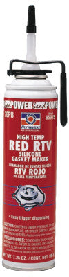 High-Temp Red RTV Silicone Gasket, 7.25 oz PowerBead Can, Red