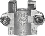 Boss Clamps, 1/2" Hose ID, 15/16"-1 1/16" Hose OD, Malleable Iron