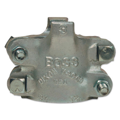 Boss Clamps, 1 1/2" Hose ID, 2 3/16"-2 3/8" Hose OD, Malleable Iron