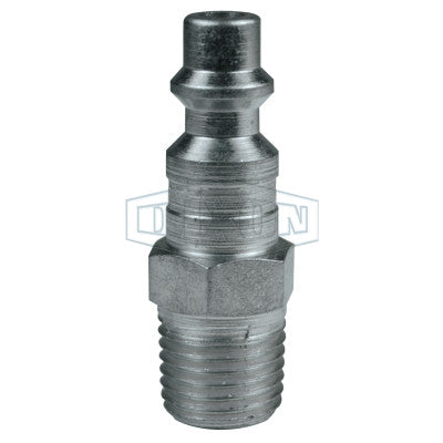 DF-Series Industrial Male Plug, 1/4 in, Steel