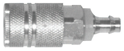 Air Chief Industrial Semi-Auto Coupler Push-On Hose Barbs, 1/4  x 3/8