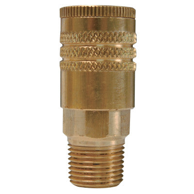 Air Chief ARO Speed Quick Connect Fittings, 1/4 in (NPT) M, Brass