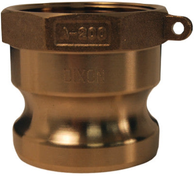 Global Type A Adapters, 2 in (NPT), Brass