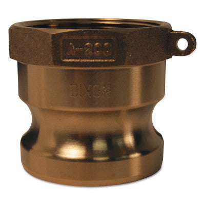 Global Type A Adapters, 4 in (NPT), Brass