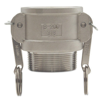 Global Type B Couplers, 1 1/2 in (NPT), 316 Stainless Steel