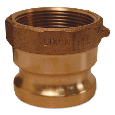 Global Type A Adapters, 2 1/2 in (NPT), Brass