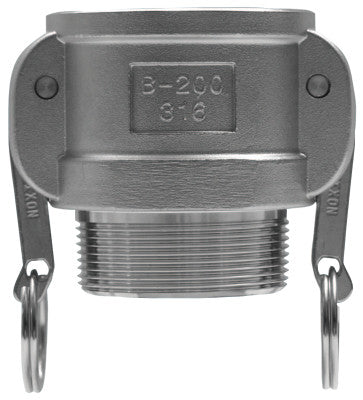 Global Type B Couplers, 3 in (NPT), 316 Stainless Steel