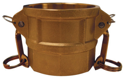 Global Type D Couplers, 3 in (NPT), Female, Brass