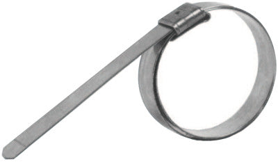 K Series Band Clamps, 1 3/8" Hose ID, Galvanized Steel, 100/Bx