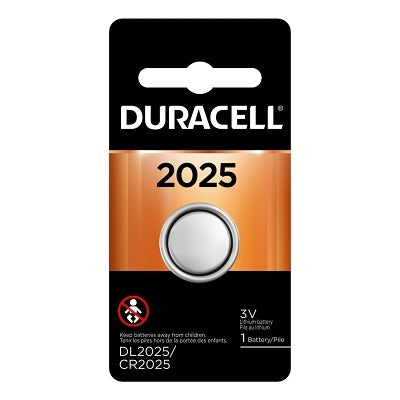 DURACELL 2025 3V LITHIUMCOIN BATTERY 1EA/PK