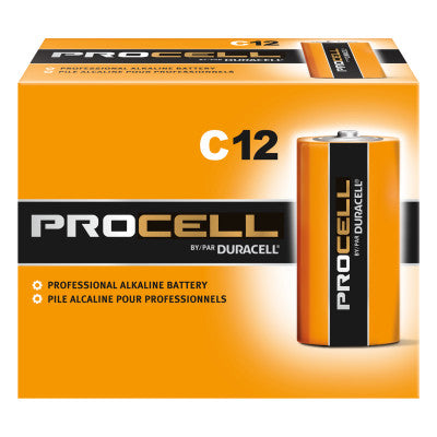 Duracell Procell Batteries, Non-Rechargeable Alkaline, 1.5 V, C