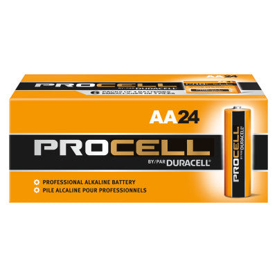 Duracell Procell Batteries, Non-Rechargeable Alkaline, 1.5 V, AA