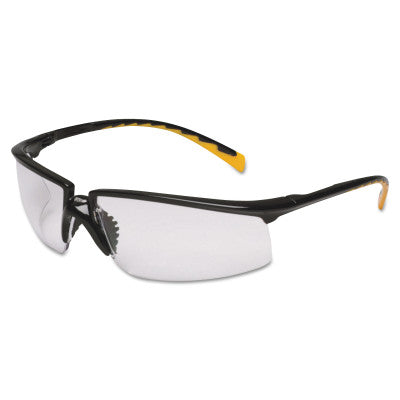 Privo Safety Eyewear, Indoor/Outdoor Mirror Lens, Polycarbonate, Black Frame