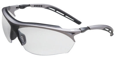 Maxim GT Safety Eyewear, Clear Lens, Anti-Fog, Black/Silver Frame