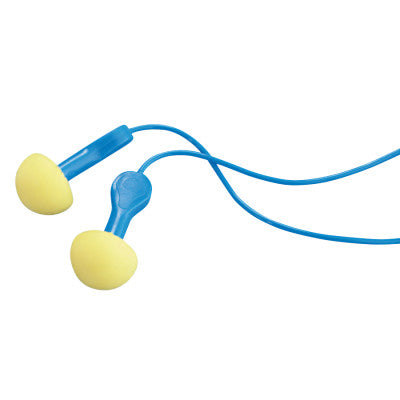 E-A-R Express Pod Plugs Earplugs, Polyurethane, Blue, Corded