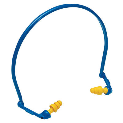 E-A-Rflex Hearing Protector with Ultrafit Tips, Blue/Yellow, Banded