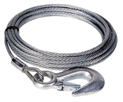 1/4"X25' WINCH CABLE W/HOOK