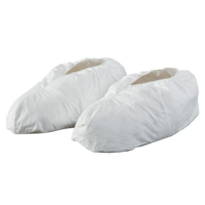 Tyvek IsoClean Clean Shoe Covers with PVC Soles, Medium, White