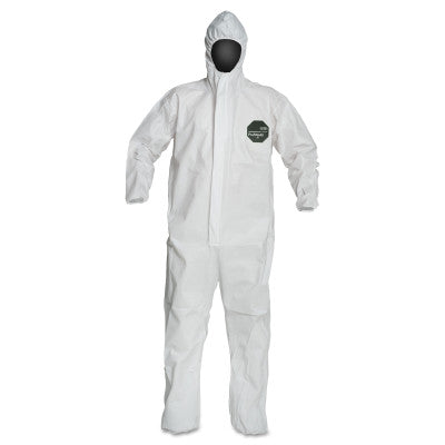 ProShield 50 Coveralls, XL, Hood, Zip, Serged , Storm Flap