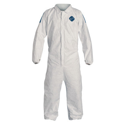 Tyvek 400D Coveralls with Elastic Wrists and Ankles, Blue/White, 3X-Large