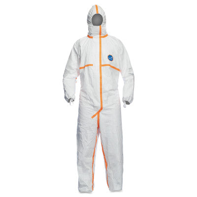 Tyvek 800J Hooded Coveralls, White, 6X-Large