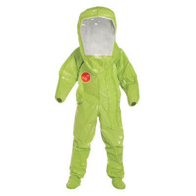 Tychem TK Encapsulated Level B Coverall, High Visibility Lime Yellow, 2X-Large