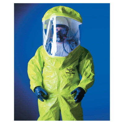 Tychem TK Encapsulated Level A Suit Rear Entry, Lime Yellow, 2X-Large