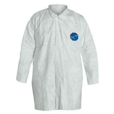 Tyvek Lab Coats No Pockets, 2X-Large, Tyvek