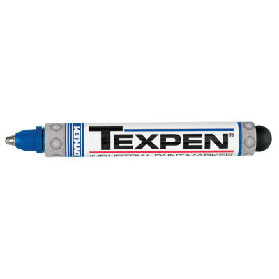 Dykem TEXPEN Industrial Paint Markers, Blue, 3/32 in, Medium