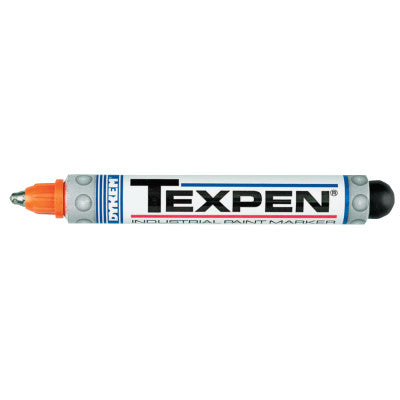 Dykem TEXPEN Industrial Paint Markers, Orange, 3/32 in, Medium