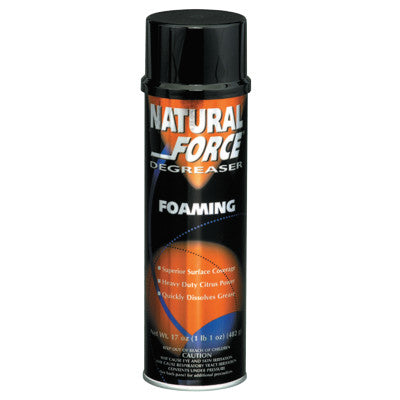 Natural Force Foaming Degreasers, 20 oz Aerosol Can