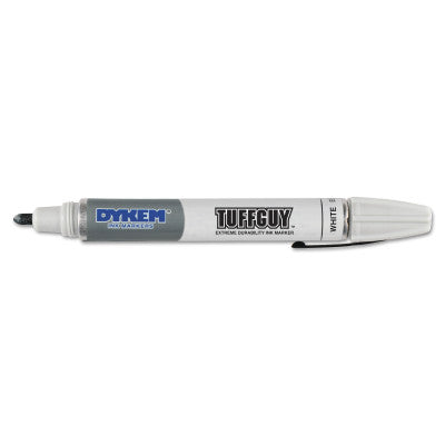 DYKEM Tuff Guy Markers, White, Medium