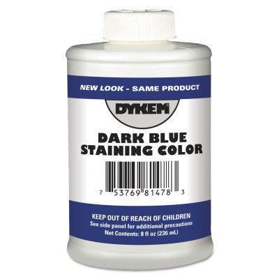 DYKEM Opaque Staining Colors, 8 oz Brush-In-Cap, Dark Blue