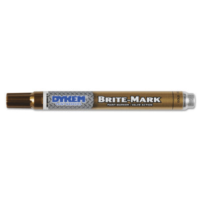 DYKEM BRITE-MARK Medium Markers, Gold, Medium, Bullet