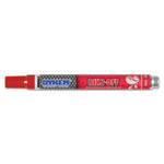 RINZ OFF Water Removable Temporary Markers, Red, Medium