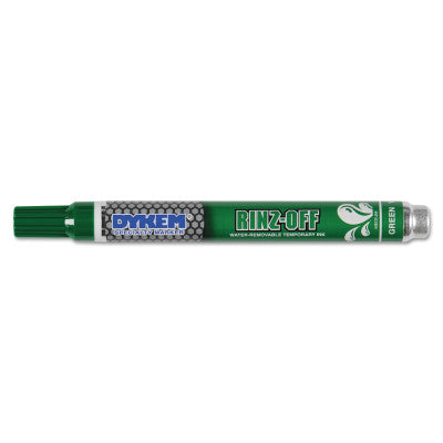 RINZ OFF Water Removable Temporary Markers, Green, Medium