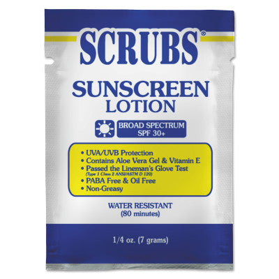 Sunscreen Lotions, 1/4 oz Packet