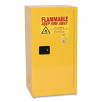 33343 16GAL. SAFETY STORAGE CABINET YELLOW W/ON