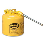 YELLOW TYPE II 5 GALLONSAFETY CAN W/12" FLEX SP