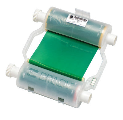 BBP31/BBP33 Heavy-Duty Print Ribbons, 200 ft x 4.33 in, Green